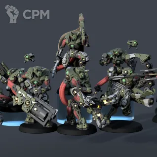 Описание картинки Kroot Carnivore Squad от Tridax Forge по цене 350руб | Свободный Рынок Миниатюр - СРМ