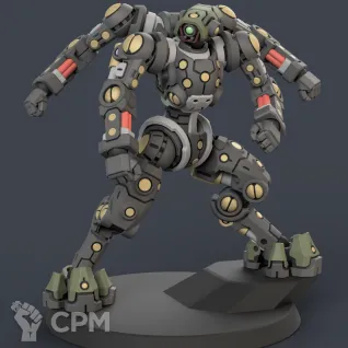 Описание картинки Commander in Crisis Battlesuit от Tridax Forge по цене 250руб | Свободный Рынок Миниатюр - СРМ