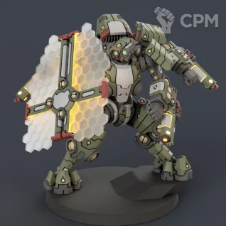 Описание картинки Commander in Crisis Battlesuit от Tridax Forge по цене 250руб | Свободный Рынок Миниатюр - СРМ