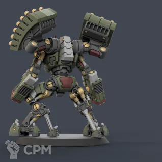 Описание картинки Broadside (один доспех с ракетами) от Tridax Forge по цене 100руб | Свободный Рынок Миниатюр - СРМ