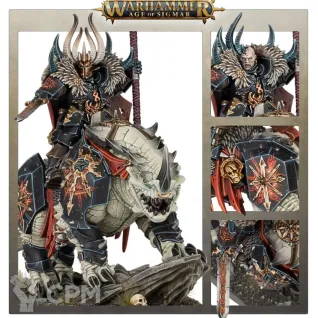 Описание картинки Chaos Lord on Karkadrak от WastelandMiniatures по цене 450руб | Свободный Рынок Миниатюр - СРМ