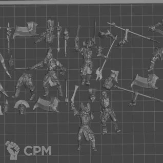 Описание картинки Gundabad Orc Warband (2013), upgrade 14 моделей от WastelandMiniatures по цене 650руб | Свободный Рынок Миниатюр - СРМ