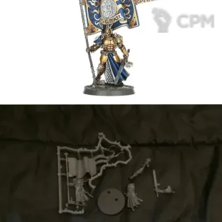 Описание картинки Knight-Vexillor with Banner of Apotheosis от Svarden по цене 450руб | Свободный Рынок Миниатюр - СРМ