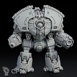 Описание картинки Saturnine Dreadnought от Tridax Forge по цене 100руб | Свободный Рынок Миниатюр - СРМ