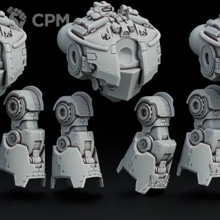 Описание картинки Saturnine Dreadnought от Tridax Forge по цене 100руб | Свободный Рынок Миниатюр - СРМ