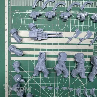 Описание картинки Cataphractii Terminators ( axes &amp; fists) от Recruiter по цене 650руб | Свободный Рынок Миниатюр - СРМ
