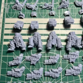 Описание картинки Night Lords Contekar terminators от Recruiter по цене 650руб | Свободный Рынок Миниатюр - СРМ