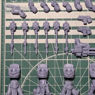 Описание картинки Word Bearers Tartaros Terminators от Recruiter по цене 650руб | Свободный Рынок Миниатюр - СРМ