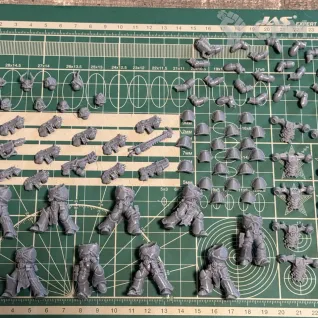 Описание картинки Chaos Legionnaries Squad от Recruiter по цене 700руб | Свободный Рынок Миниатюр - СРМ