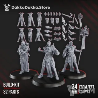 Описание картинки War Sisters Novice Squad (build kit) 6 шт. от Бруталити по цене 700руб | Свободный Рынок Миниатюр - СРМ