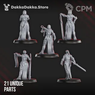 Описание картинки Poenitentiam Battle Sisters Squad (build kit) от Бруталити по цене 600руб | Свободный Рынок Миниатюр - СРМ