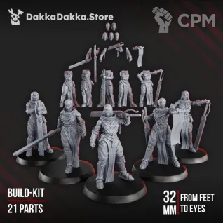 Описание картинки Poenitentiam Battle Sisters Squad (build kit) от Бруталити по цене 600руб | Свободный Рынок Миниатюр - СРМ