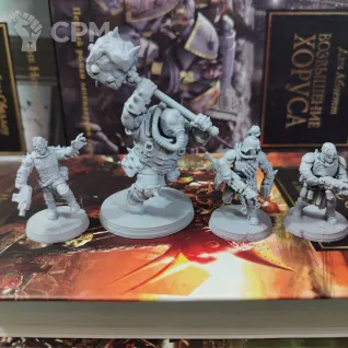 Описание картинки Corrupted Guard The Forsaken  Культисты + базы от WastelandMiniatures по цене 550руб | Свободный Рынок Миниатюр - СРМ