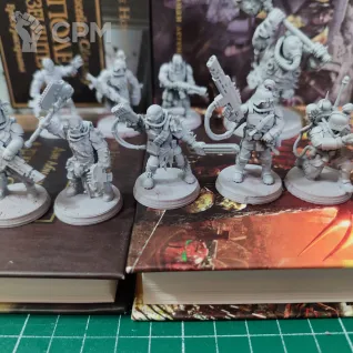 Описание картинки Corrupted Guard The Forsaken  Культисты + базы от WastelandMiniatures по цене 550руб | Свободный Рынок Миниатюр - СРМ