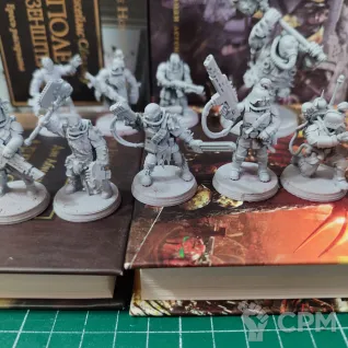 Описание картинки Corrupted Guard The Forsaken  Культисты + базы от WastelandMiniatures по цене 550руб | Свободный Рынок Миниатюр - СРМ