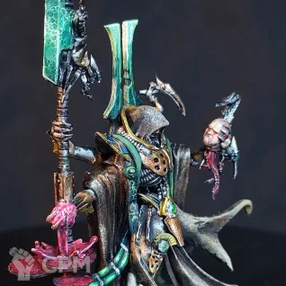 Описание картинки Necron Overlord (Lord) Alt от Arrowhead Miniatures по цене 1 750руб | Свободный Рынок Миниатюр - СРМ