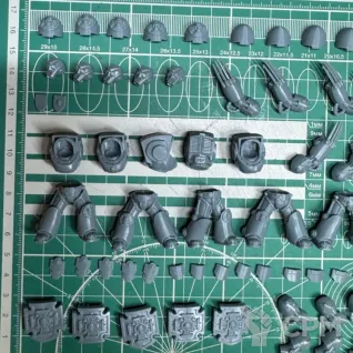 Описание картинки Space Marines Assault Terminators squad от Recruiter по цене 650руб | Свободный Рынок Миниатюр - СРМ