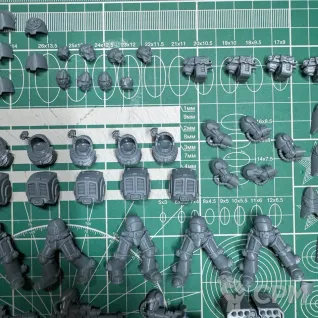 Описание картинки Space Marines Terminators Squad от Recruiter по цене 600руб | Свободный Рынок Миниатюр - СРМ