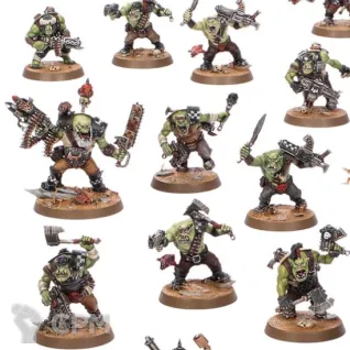 Описание картинки [GW] Armageddon - 10 Ork Boyz #2 от TRNK по цене 100руб | Свободный Рынок Миниатюр - СРМ