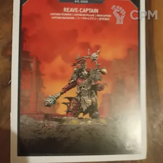 Описание картинки Red Corsairs Reave-Captain, оригинал на литниках от Пилорама по цене 2 000руб | Свободный Рынок Миниатюр - СРМ