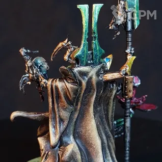 Описание картинки [КОПИЯ] Necron Overlord (Lord) Alt от Arrowhead Miniatures по цене 100руб | Свободный Рынок Миниатюр - СРМ
