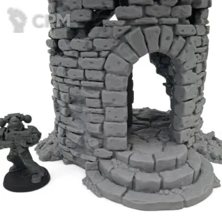 Описание картинки Башня Отшельника - Фэнтези Террейн, Shadowfey Ruins от Terrain Print по цене 800руб | Свободный Рынок Миниатюр - СРМ