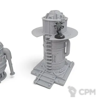 Описание картинки Индустриальный Сектор - Sci-Fi Террейн от Terrain Print по цене 800руб | Свободный Рынок Миниатюр - СРМ