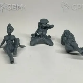Описание картинки Девушки танкистки в стиле пинап Pinups Tank Girls NSFW от Подземный человек по цене 100руб | Свободный Рынок Миниатюр - СРМ