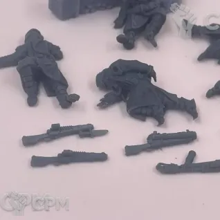 Описание картинки Павшие Бойцы Крига от Подземный человек по цене 200руб | Свободный Рынок Миниатюр - СРМ