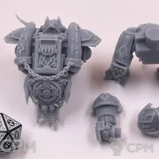 Описание картинки Venerable Dreadnought Дредноут Космоволков от Подземный человек по цене 300руб | Свободный Рынок Миниатюр - СРМ