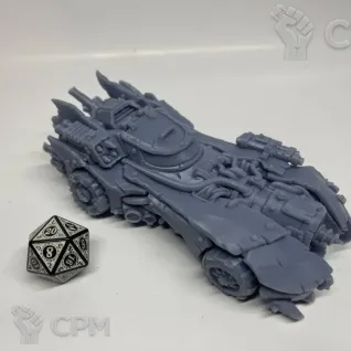 Описание картинки Орочий Бэтмобиль Orks Batmobile от Подземный человек по цене 400руб | Свободный Рынок Миниатюр - СРМ