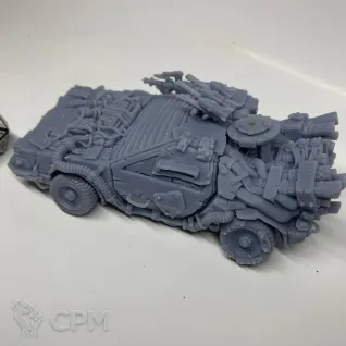 Описание картинки Орочья Делориан Orks DeLorean от Подземный человек по цене 400руб | Свободный Рынок Миниатюр - СРМ