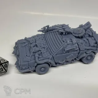 Описание картинки Орочья Делориан Orks DeLorean от Подземный человек по цене 400руб | Свободный Рынок Миниатюр - СРМ
