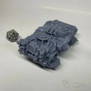 Описание картинки Орочья Делориан Orks DeLorean от Подземный человек по цене 400руб | Свободный Рынок Миниатюр - СРМ
