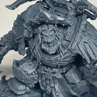 Описание картинки Emperork of Orkkind. Орк Император. альтернативный Ghazghkull Thraka. от Подземный человек по цене 500руб | Свободный Рынок Миниатюр - СРМ