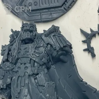 Описание картинки Emperork of Orkkind. Орк Император. альтернативный Ghazghkull Thraka. от Подземный человек по цене 500руб | Свободный Рынок Миниатюр - СРМ