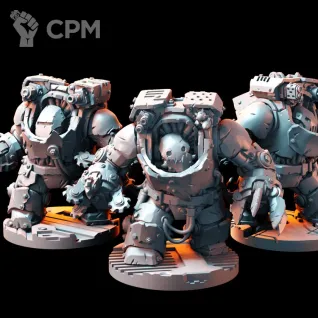 Описание картинки Orcs in buster armor от Подземный человек по цене 400руб | Свободный Рынок Миниатюр - СРМ