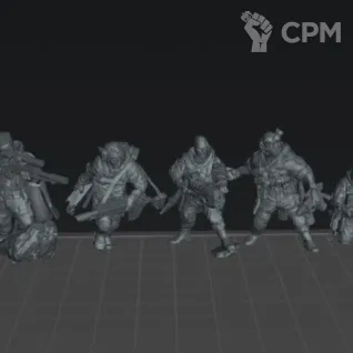 Описание картинки Kill Team Spectre Squad от R.E.print по цене 600руб | Свободный Рынок Миниатюр - СРМ