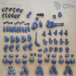 Описание картинки Tartaros Terminator Squad х5 от LexxGreen по цене 450руб | Свободный Рынок Миниатюр - СРМ