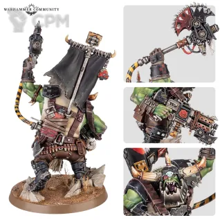 Описание картинки Warboss от Miniatures Broker по цене 100руб | Свободный Рынок Миниатюр - СРМ