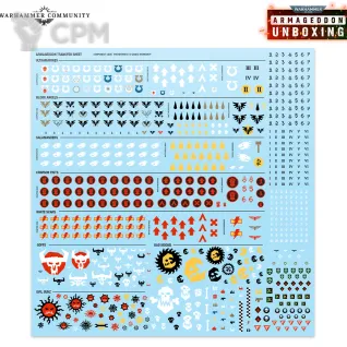 Описание картинки [GW] Armageddon - Armageddon Transfer Sheet от TRNK по цене 100руб | Свободный Рынок Миниатюр - СРМ