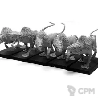 Описание картинки Wolf Rats от Mechanikus Forge по цене 100руб | Свободный Рынок Миниатюр - СРМ