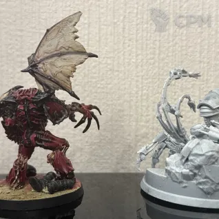 Описание картинки Argel Tal - The Crimson Lord, Commander of the Serrated Sun от Feodor по цене 100руб | Свободный Рынок Миниатюр - СРМ