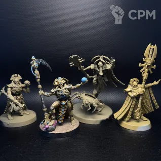 Описание картинки Necron Overlords, Techomancer, Nemesor Zandrekh от Муса Рза по цене 100руб | Свободный Рынок Миниатюр - СРМ