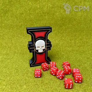 Описание картинки Бокс для кубиков Warhammer от Миниатюры и фигурки по цене 100руб | Свободный Рынок Миниатюр - СРМ