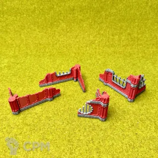 Описание картинки Складной террейн Industrial set (Промышленные руины) от Миниатюры и фигурки по цене 300руб | Свободный Рынок Миниатюр - СРМ