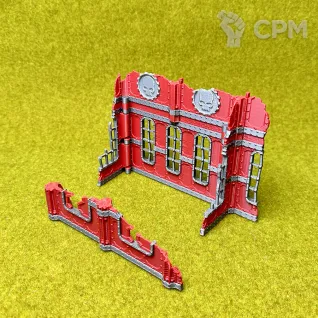 Описание картинки Складной террейн Industrial set (Промышленные руины) от Миниатюры и фигурки по цене 300руб | Свободный Рынок Миниатюр - СРМ