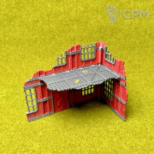 Описание картинки Складной террейн Industrial set (Промышленные руины) от Миниатюры и фигурки по цене 300руб | Свободный Рынок Миниатюр - СРМ