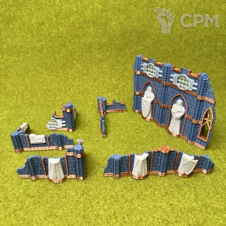 Описание картинки Складной террейн из набора Battle Nun set от Миниатюры и фигурки по цене 100руб | Свободный Рынок Миниатюр - СРМ