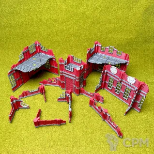Описание картинки Складной цветной террейн из набора Industrial set 11я редакция от Террейн и миниатюры по цене 500руб | Свободный Рынок Миниатюр - СРМ